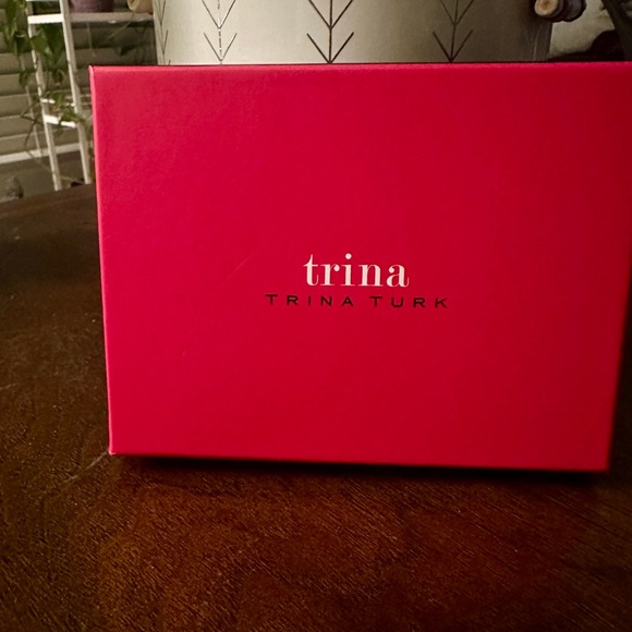 NIB - Trina Turk Multicolor Stripe Coin Purse Card Wallet - Picture 6 of 6